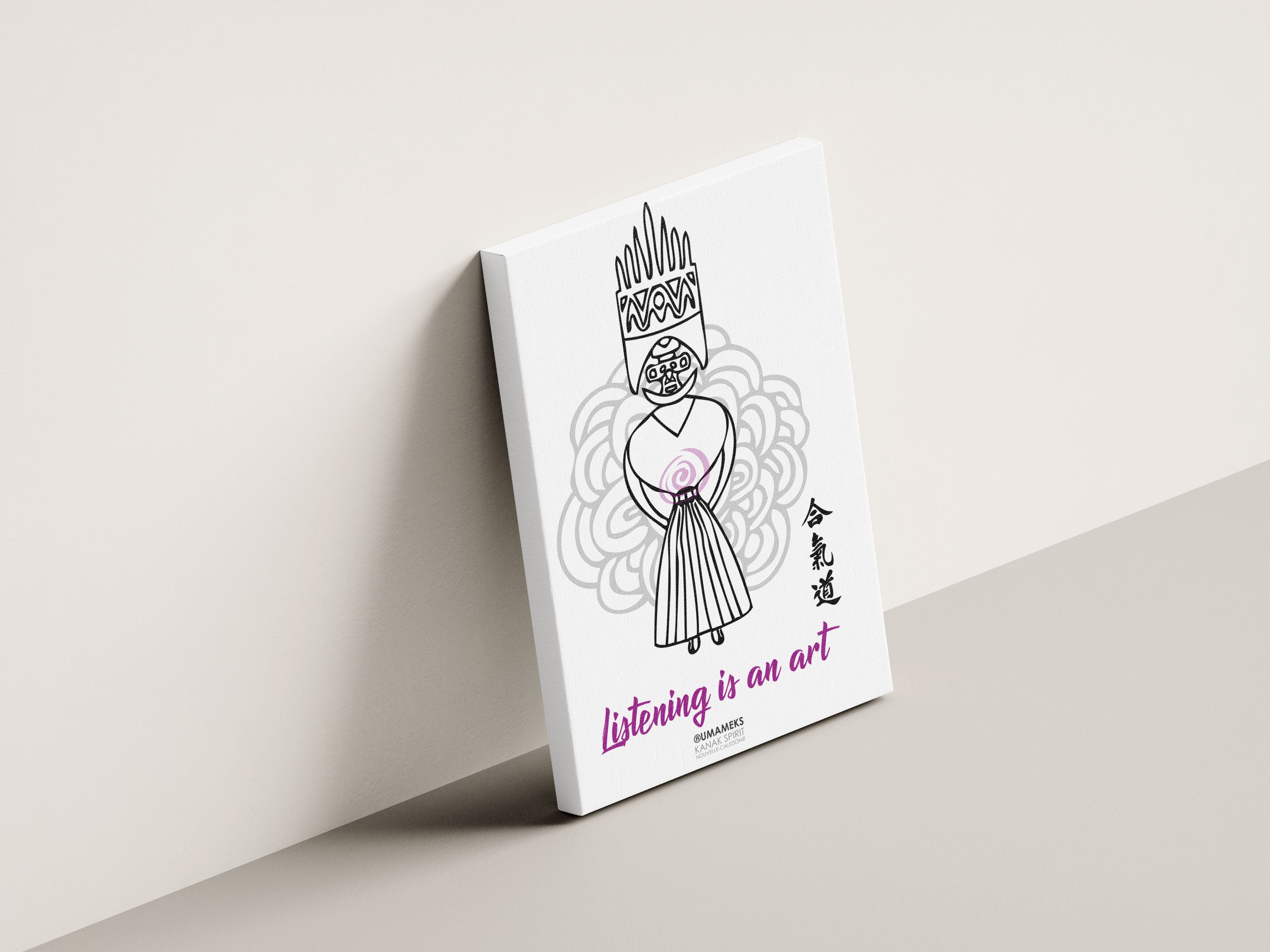 Tableau canva "Ecouter est un Art", EN