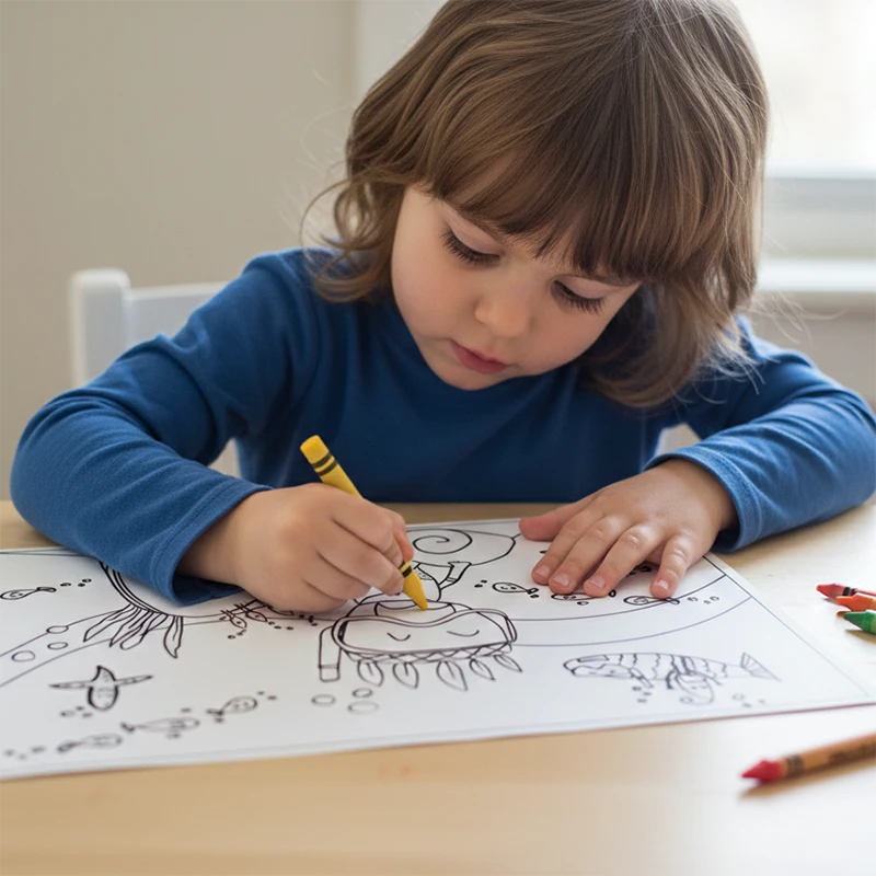 Coloriage "Dans la mer"