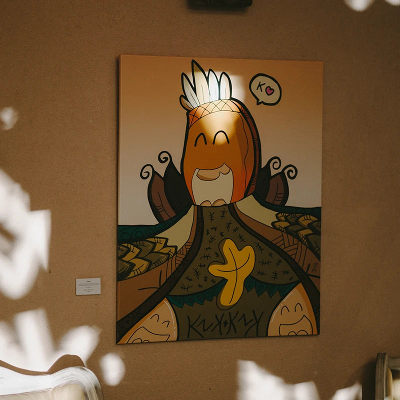 Oeuvre "GNIMA" - Tableau toile