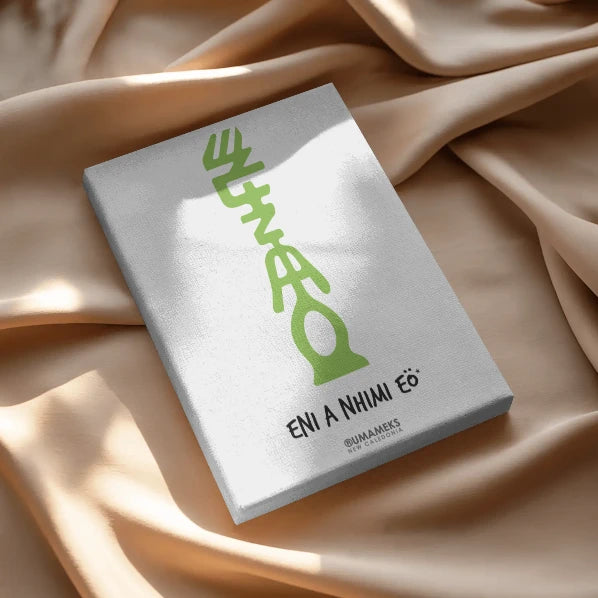 Tableau Canva "Je t'aime" en Drehu