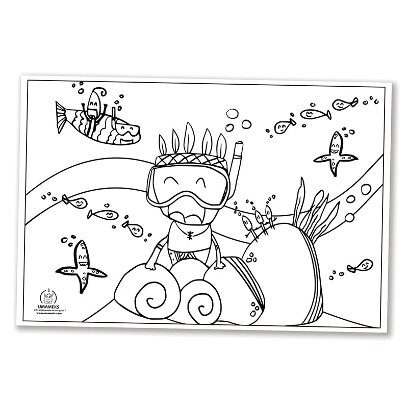 Coloriage "Dans la mer"
