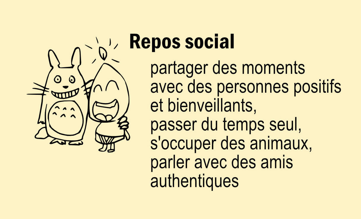 Les 7 types repos
